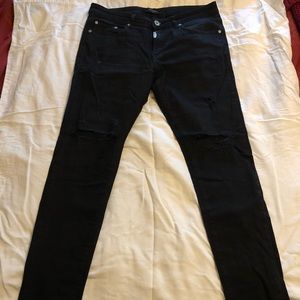 Represent clo black destroyer denim